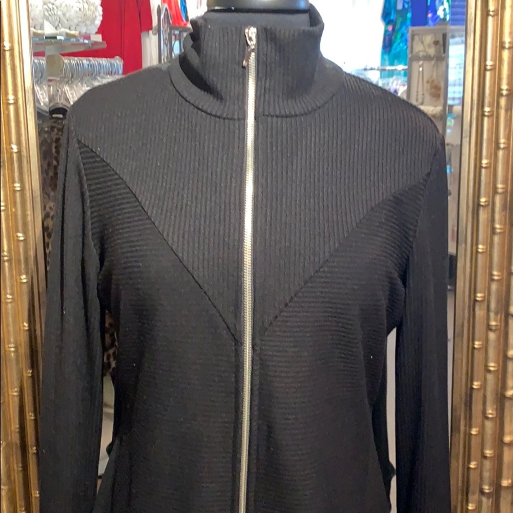 Joseph Ribkoff Zip front top/jacket - Picture 2 of 4